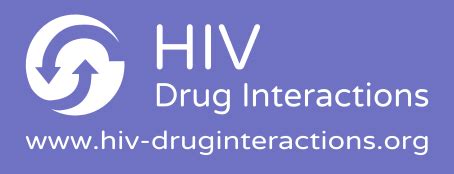 Liverpool hiv interactions - Interactions Explained describe the pharmacology of different mechanisms of interaction that may occur with HIV therapy. Interaction Summary Tables provide an overview of interactions between HIV drugs and the comedications listed in the interaction checker. Pharmacokinetic Fact Sheets contain information on the pharmacokinetics, metabolism and ...